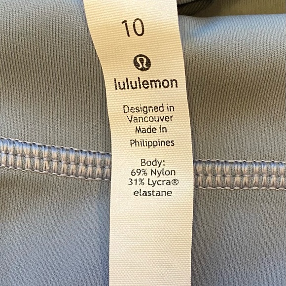 LULULEMON ATHLETICA Leggings Blue Gray - Picture 2 of 6